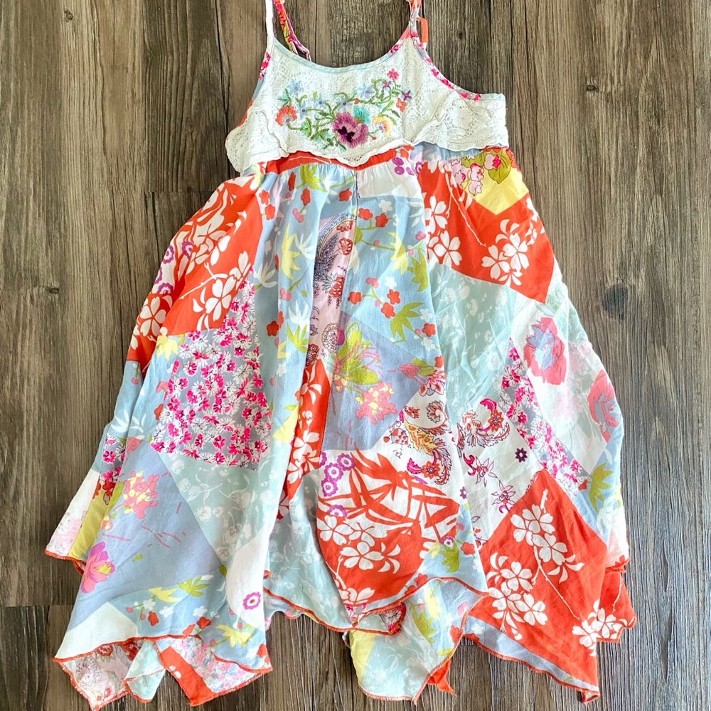Girls’ Mimi & Maggie Patchwork Sundress Dress